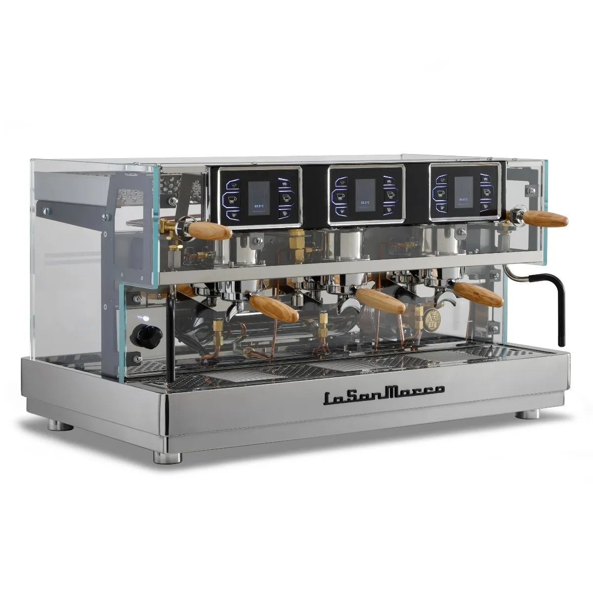 La San Marco E.Luxury Espresso Machine - Multi Boiler, Fine-Tuning Lever - Espresso Machine - Prime Coffee Suppliers