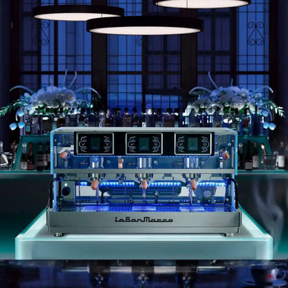La San Marco E.Luxury Espresso Machine - Multi Boiler, Fine-Tuning Lever - Espresso Machine - Prime Coffee Suppliers