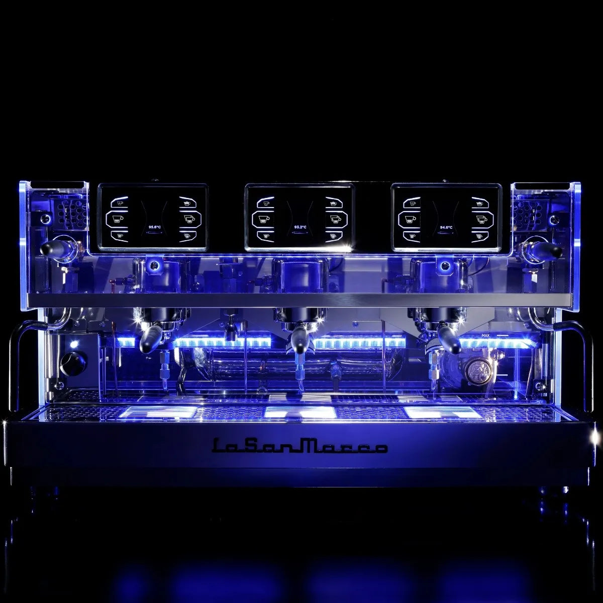 La San Marco E.Luxury Espresso Machine - Multi Boiler, Fine-Tuning Lever - Espresso Machine - Prime Coffee Suppliers