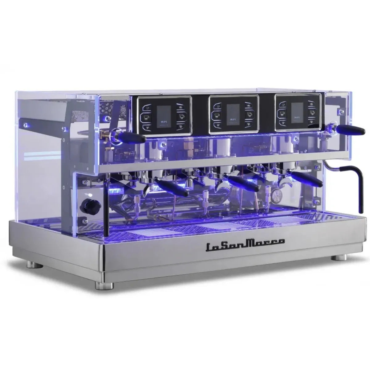 La San Marco E.Luxury Espresso Machine - Multi Boiler, Fine-Tuning Lever - Espresso Machine - Prime Coffee Suppliers
