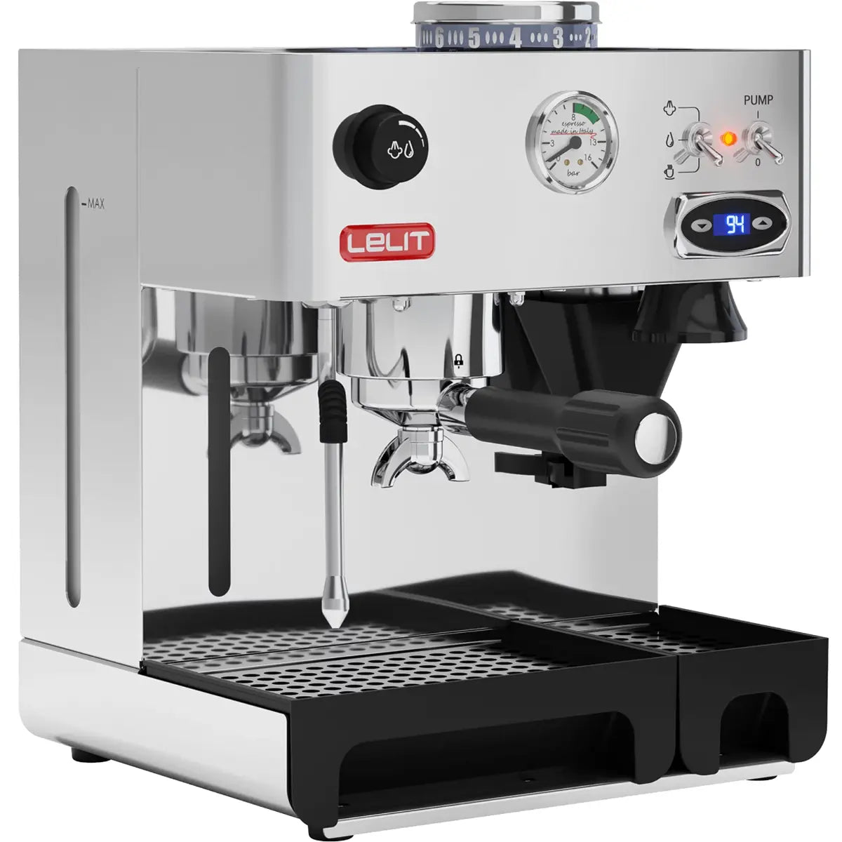 Lelit Anita PL042TEMD Espresso Machine in Stainless Steel  Single Boiler