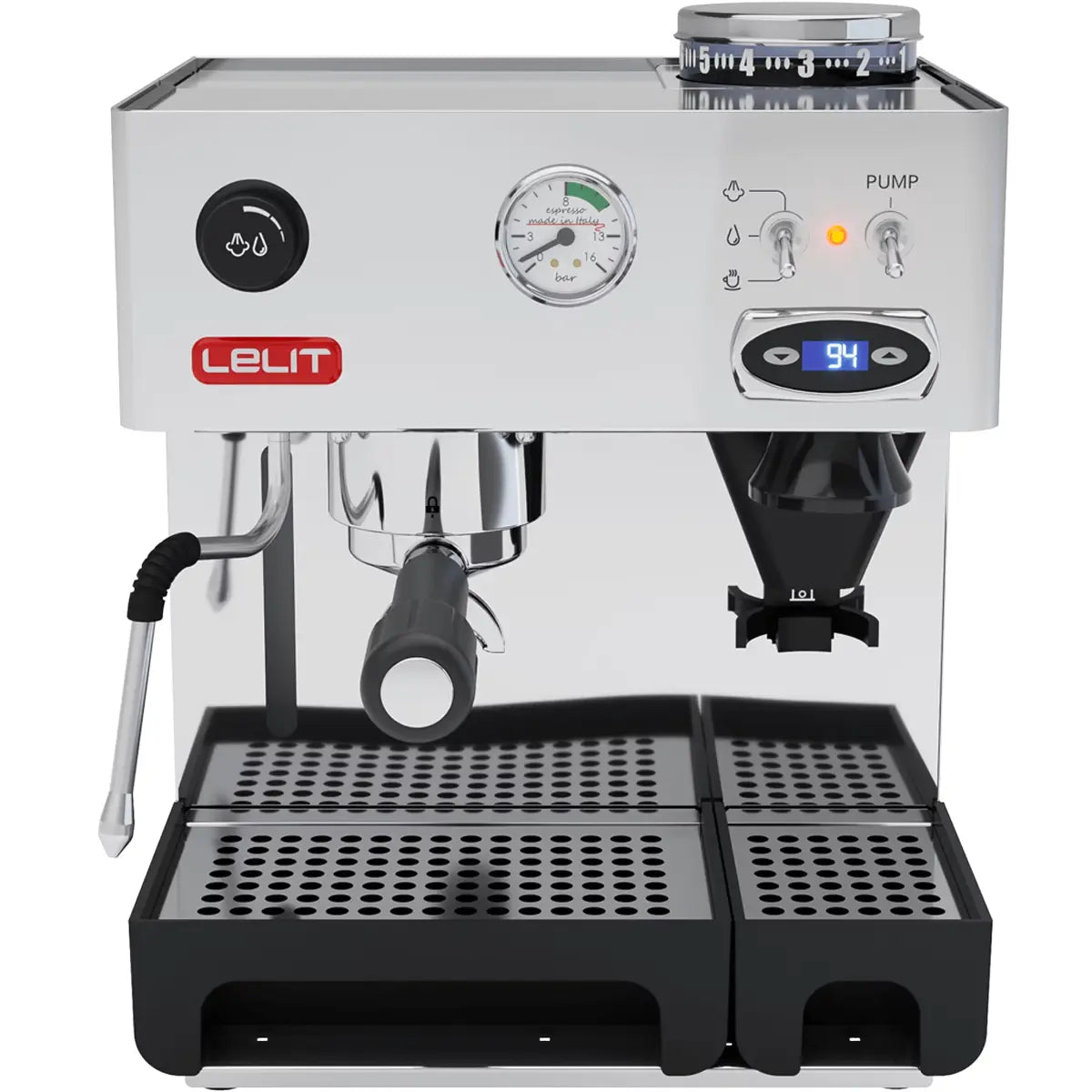 Lelit Anita PL042TEMD Espresso Machine in Stainless Steel  Single Boiler