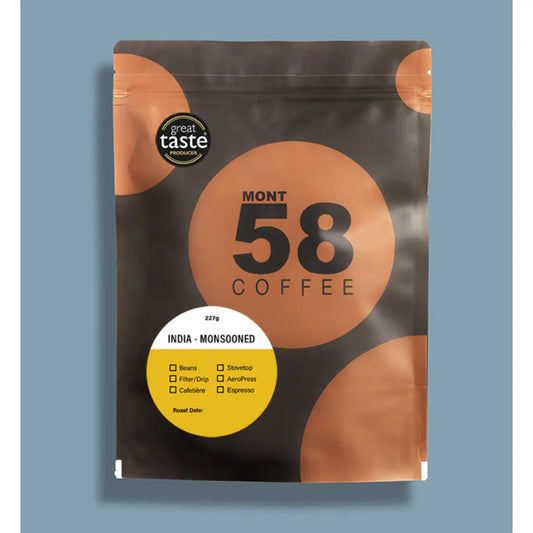 MONT58 India-Monsooned Single Origin Coffee Beans - Prime Coffee Suppliers