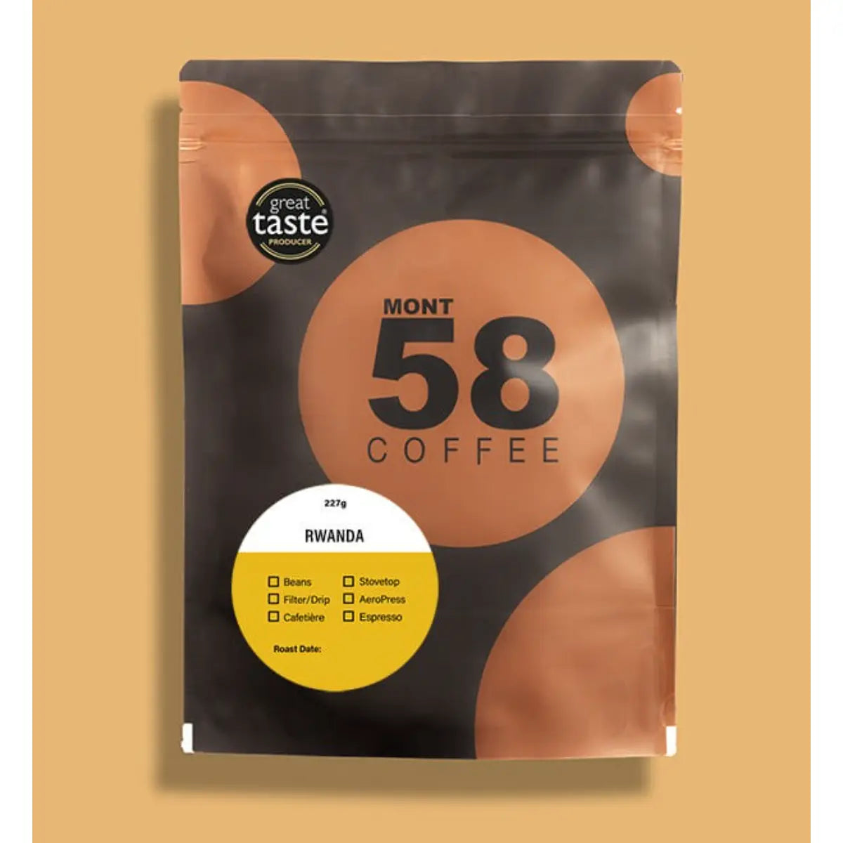 MONT58 Rwanda Single Origin Coffee Beans