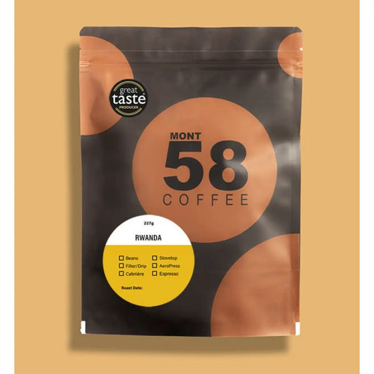 MONT58 Rwanda Single Origin Coffee Beans
