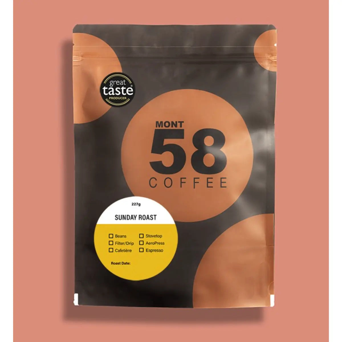 MONT58 Sunday Roast Blend Coffee Beans