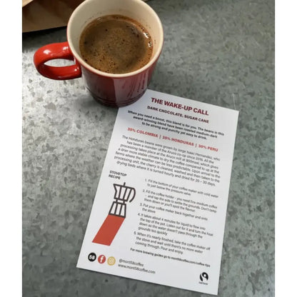 MONT58 Wake up Call Blend Coffee Beans