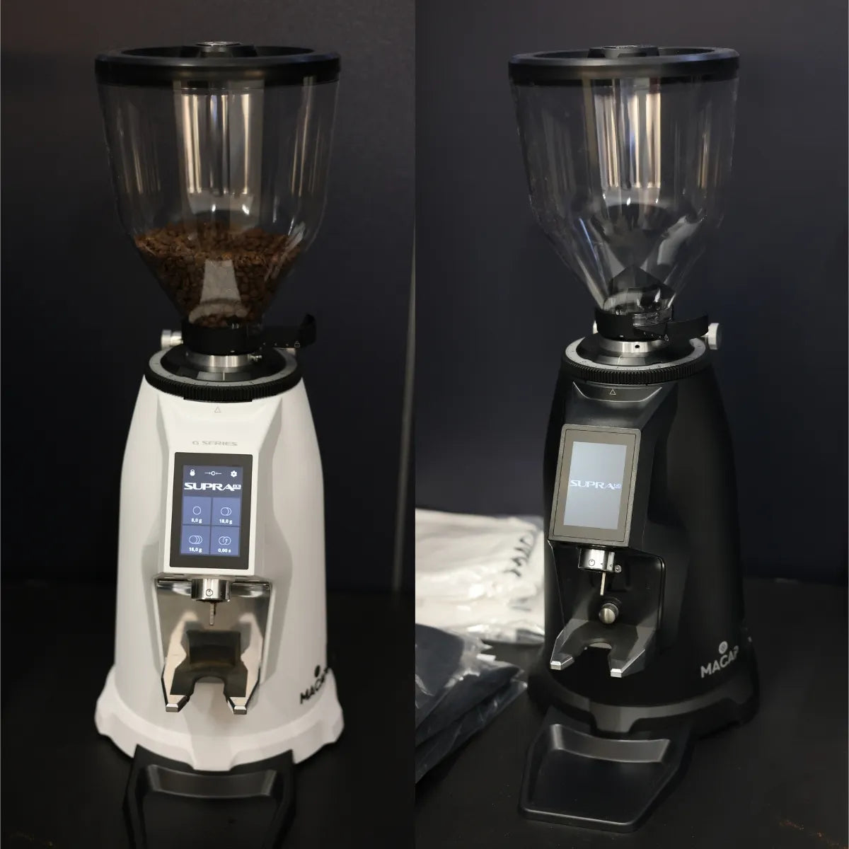 Macap Supra 83 G Series Espresso Grinder - 83mm Burrs + Instant Tear Technology