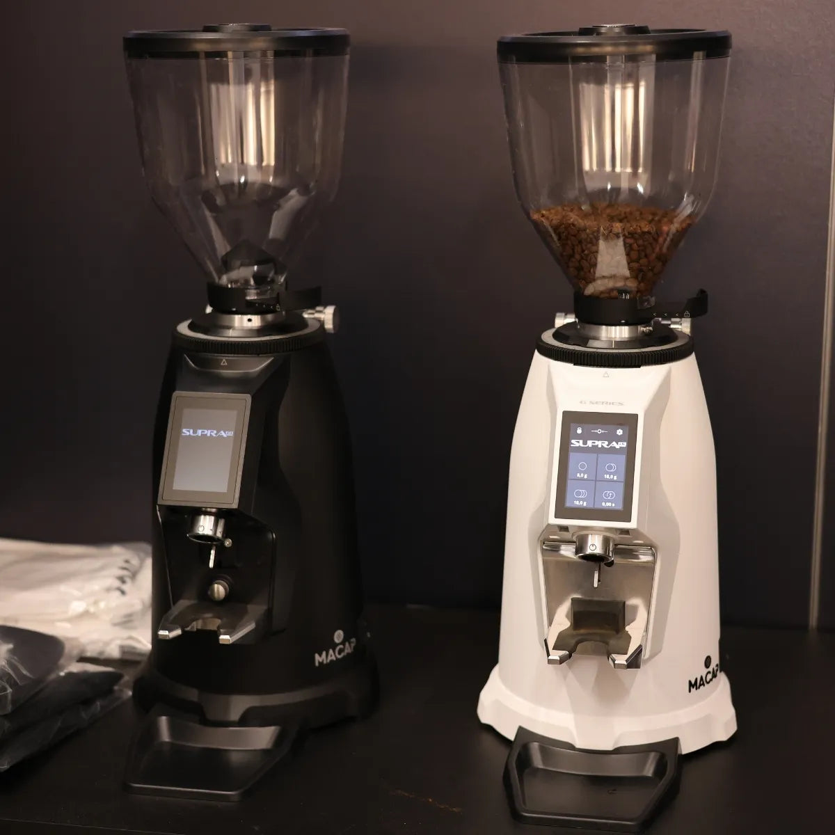 Macap Supra 83 G Series Espresso Grinder - 83mm Burrs + Instant Tear Technology