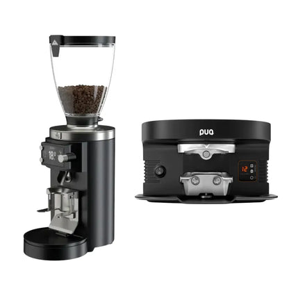 Mahlkonig E65 GBS Grinder + Puqpress M4 Automatic Tamper Commercial Bundle Kit