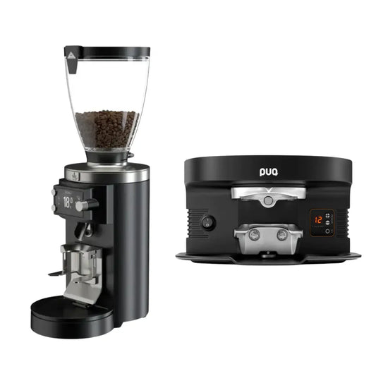 Mahlkonig E65 GBS Grinder + Puqpress M4 Automatic Tamper Commercial Bundle Kit