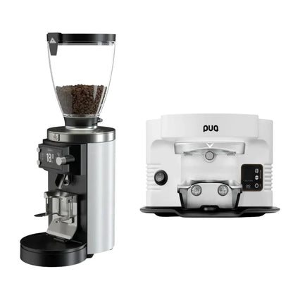 Mahlkonig E65 GBS Grinder + Puqpress M4 Automatic Tamper Commercial Bundle Kit