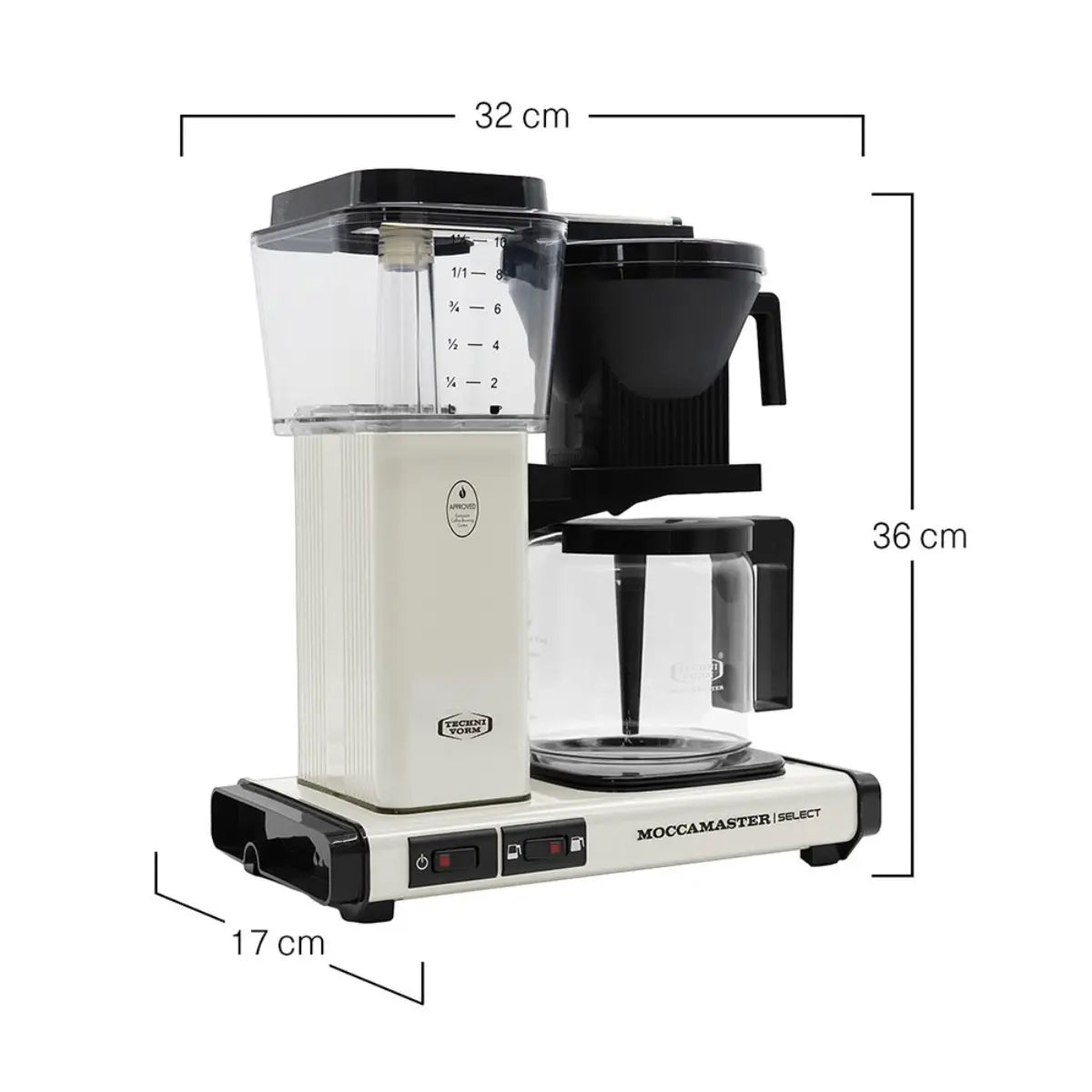 Moccamaster KBG Select Filter Brewer - Adaptive Volume Performance