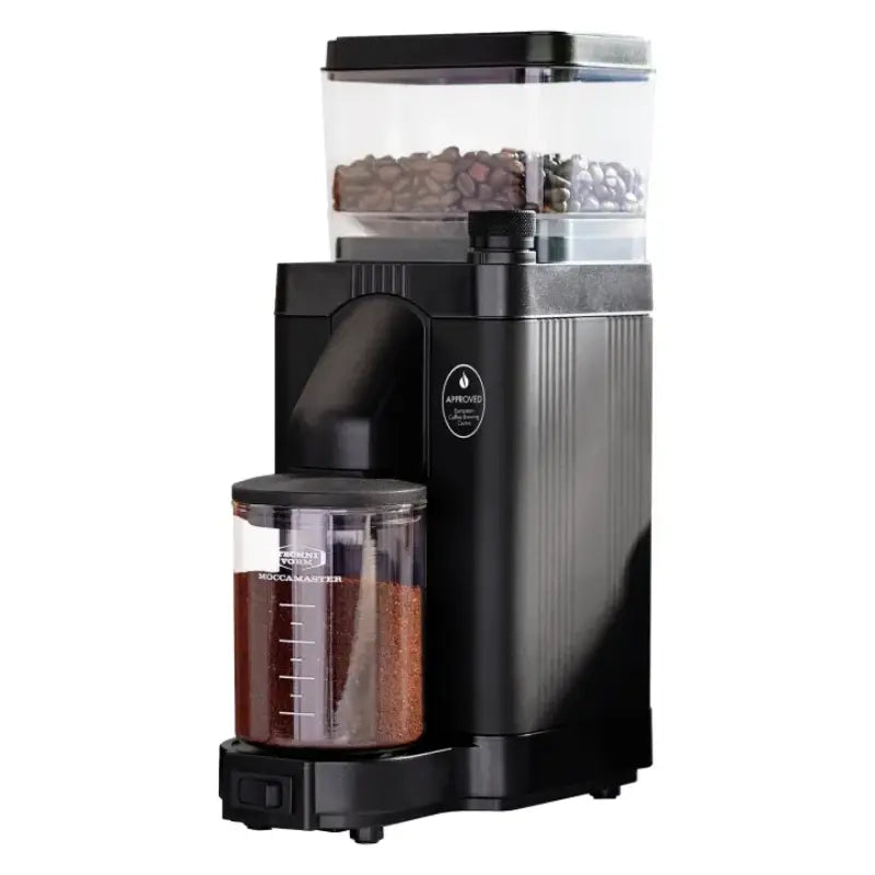 Moccamaster KM5 Burr Grinder - Fast, Uniform Grinding for the Perfect Brew Matte Black