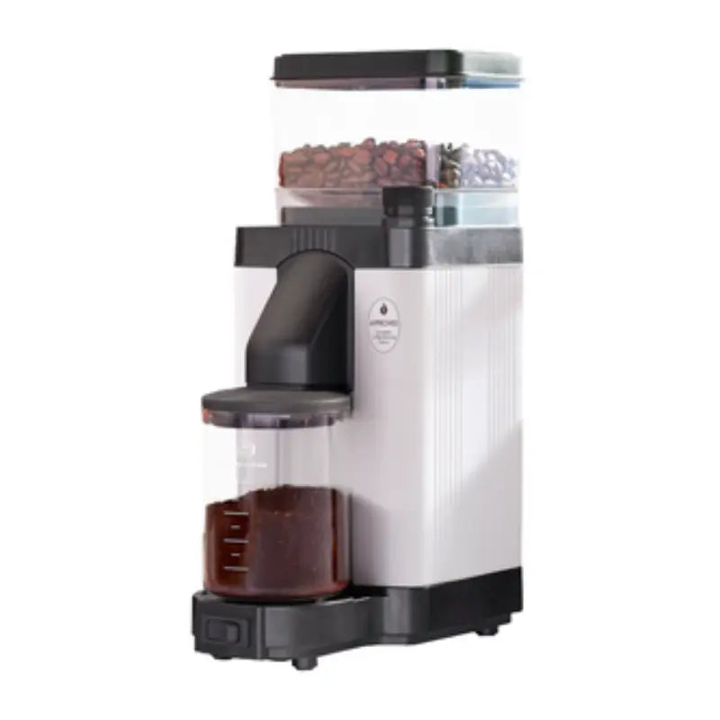 Moccamaster KM5 Burr Grinder - Fast, Uniform Grinding for the Perfect Brew Matte White