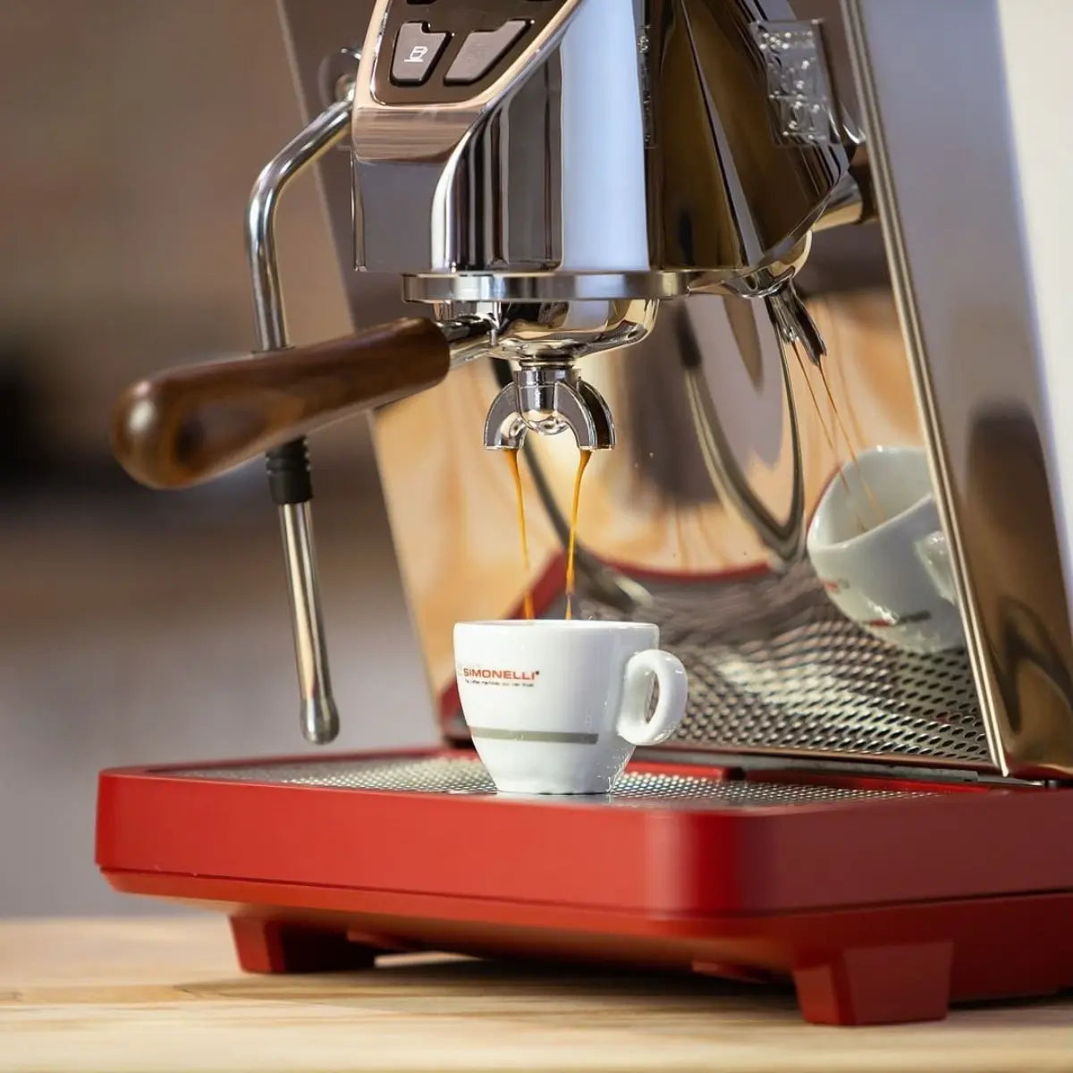 Nuova Simonelli Oscar Mood Espresso Machine Red