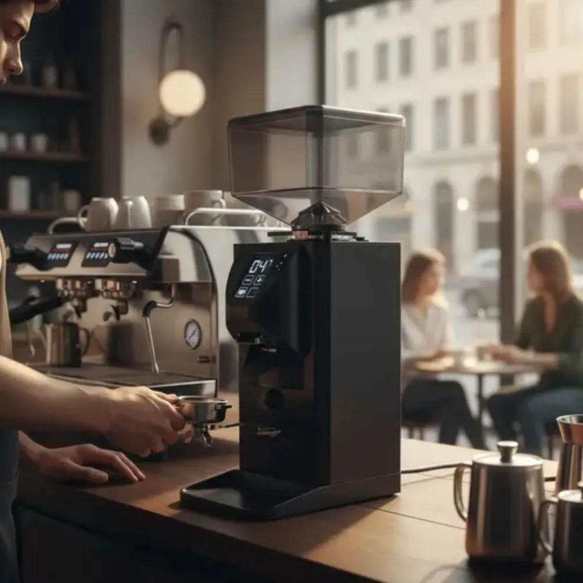 Nuova Simonelli Duo Espresso Grinder - 55mm Burrs, Micrometric Adjustment System - Espresso Grinder - Prime Coffee Suppliers