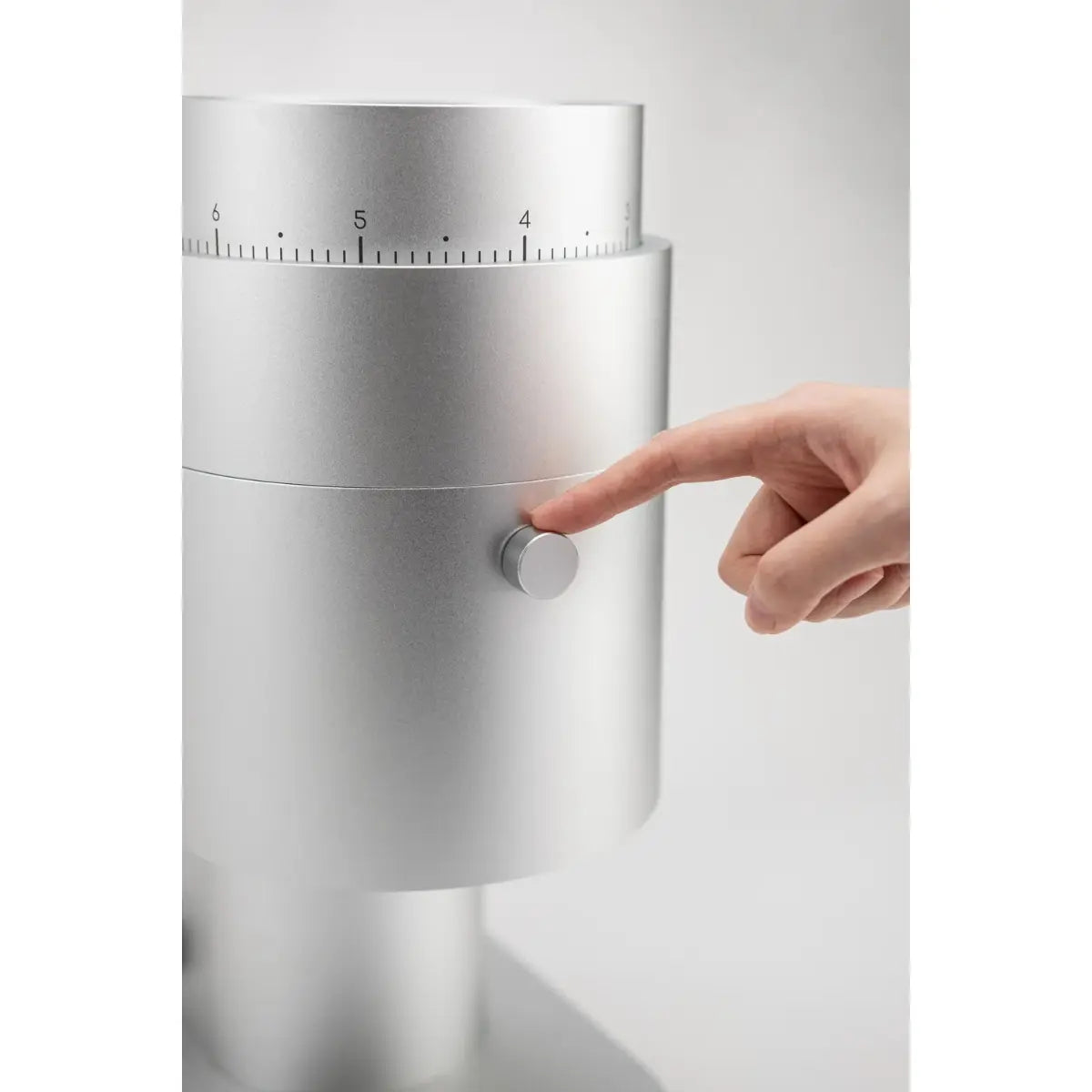 Option-O Lagom 01 102mm Blind Burr Grinder Silver