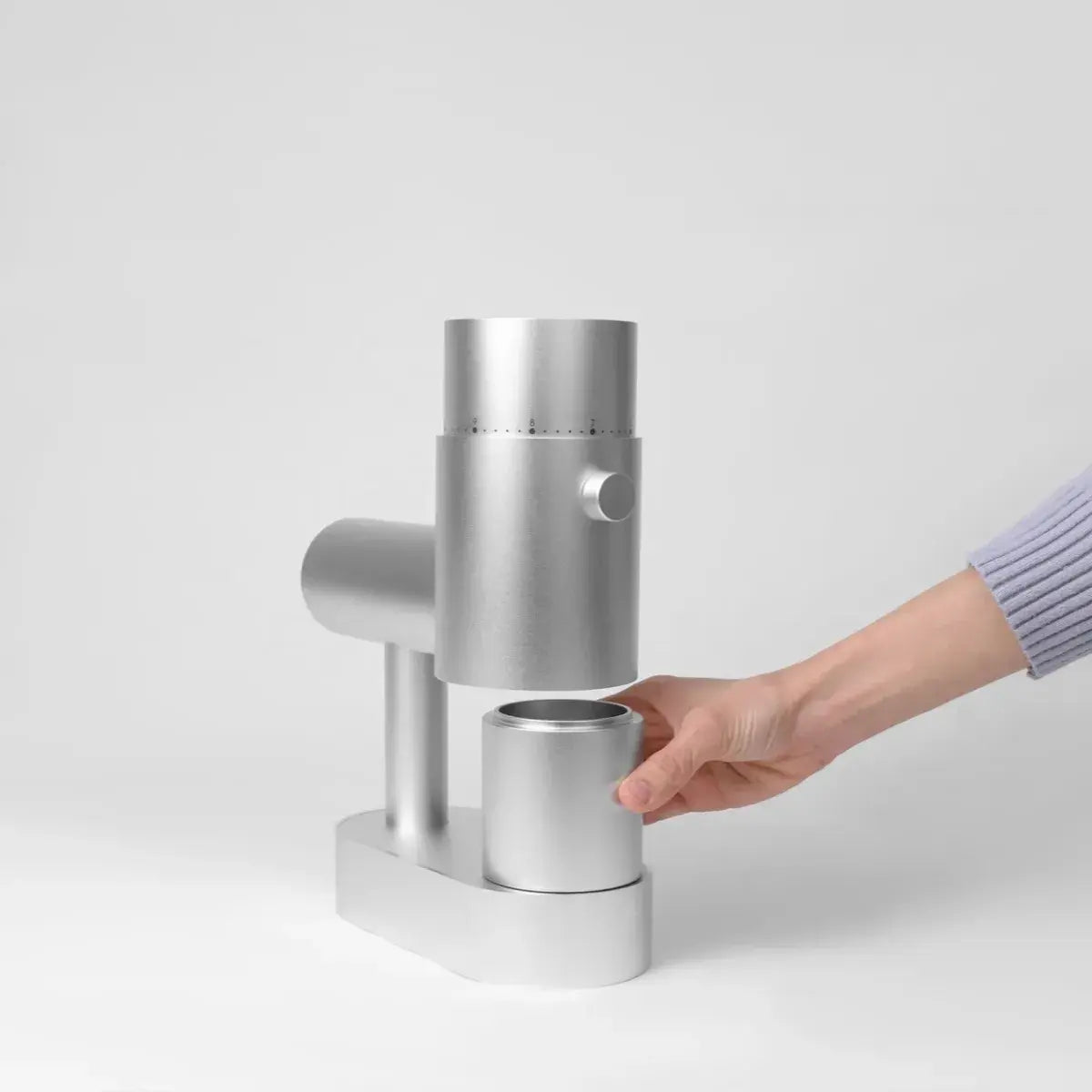 Option-O Lagom Casa 65mm Grinder Silver