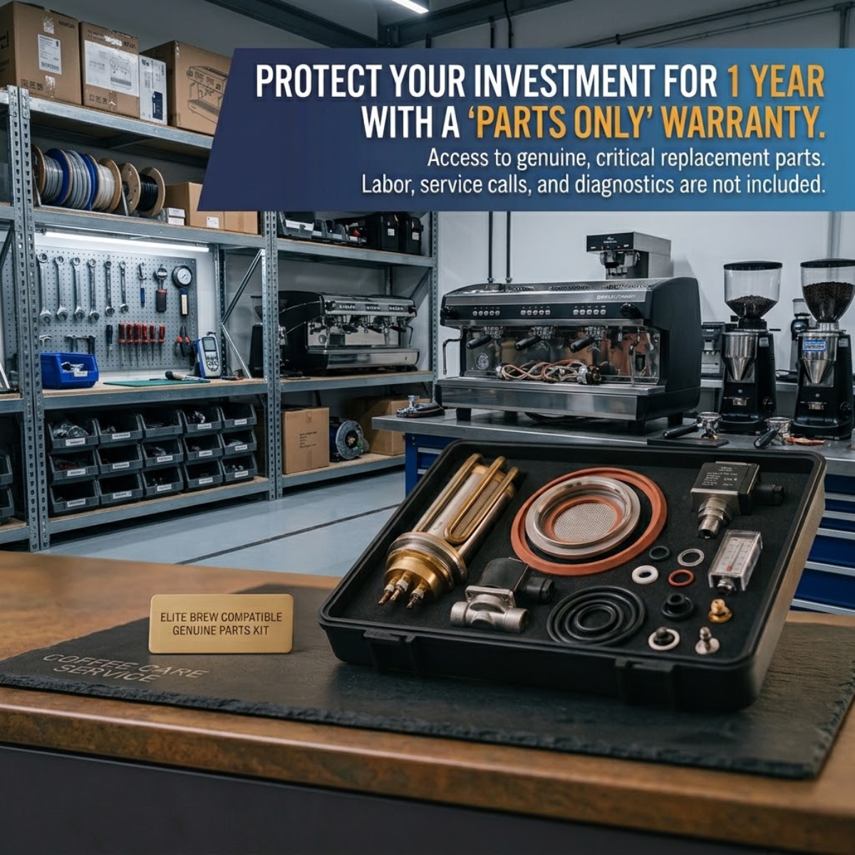 12 Months Parts Warranty (For Commercial Equipment)