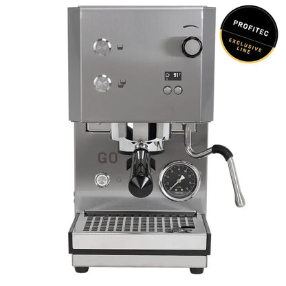 Profitec Go 2.0 Espresso Machine - Single Boiler & Time-Dosed Brewing Chrome