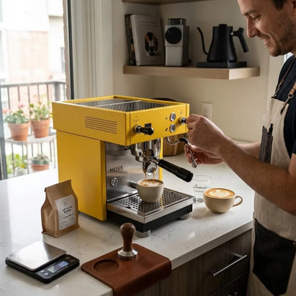 Profitec Move 2.0 Espresso Machine - Dual Boiler + Brew-by-Weight Technology - Espresso Machine - Prime Coffee Suppliers