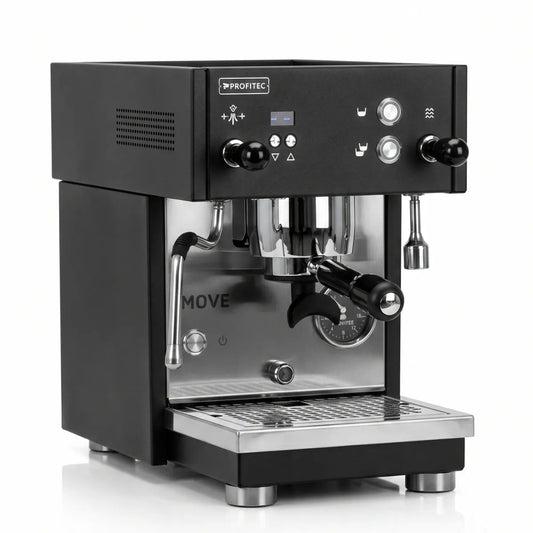 Profitec Move Espresso Machine - Dual Boiler Home Machine with Discreet Display + Coffee beans
