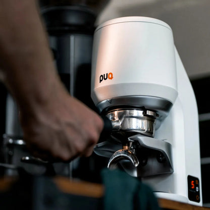 PUQPRESS Gen 5 Mini Automatic Coffee Tamper (125x150x220) - Coffee Tamper - Prime Coffee Suppliers