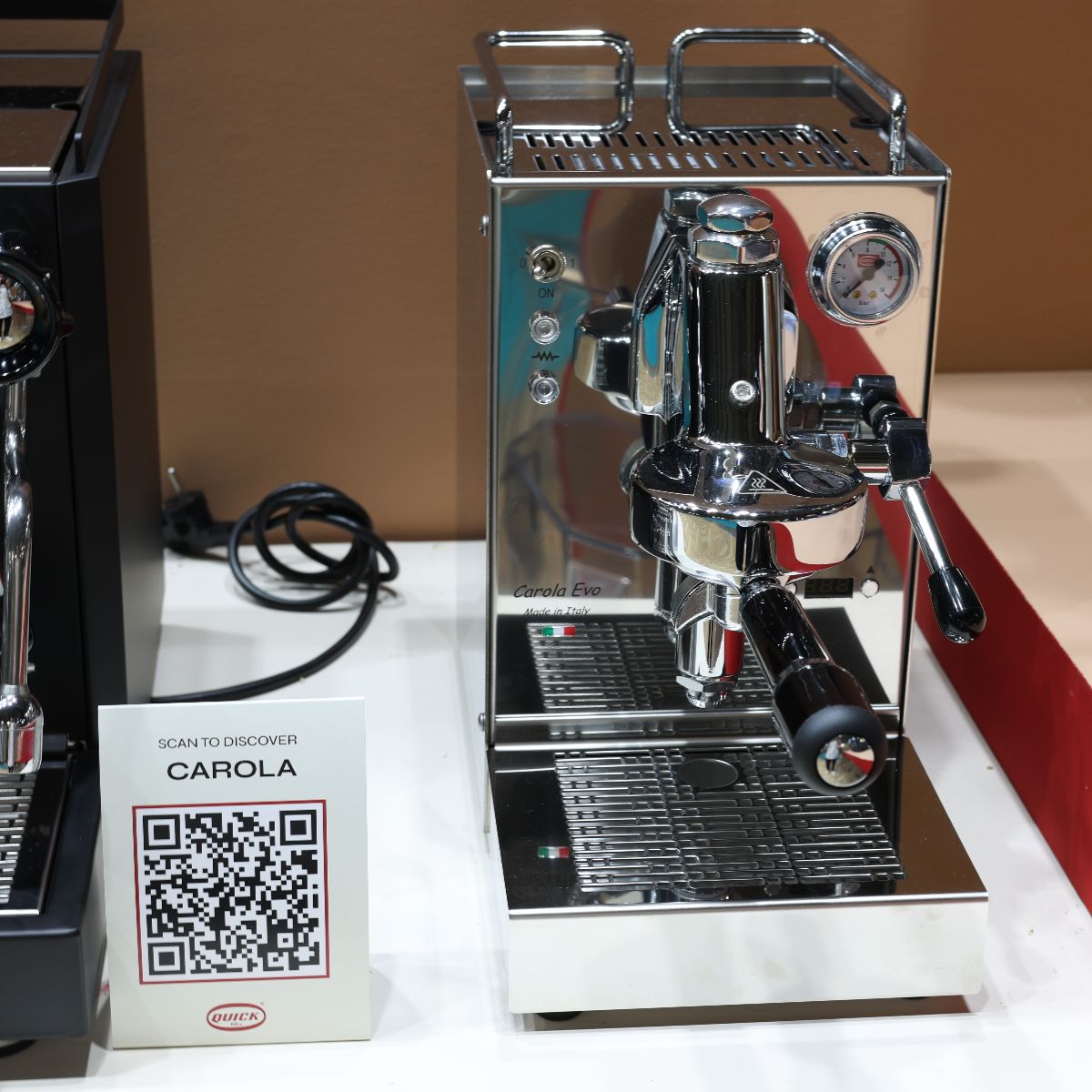 Quick Mill Carola Espresso Machine - PID Control Stainless Steel