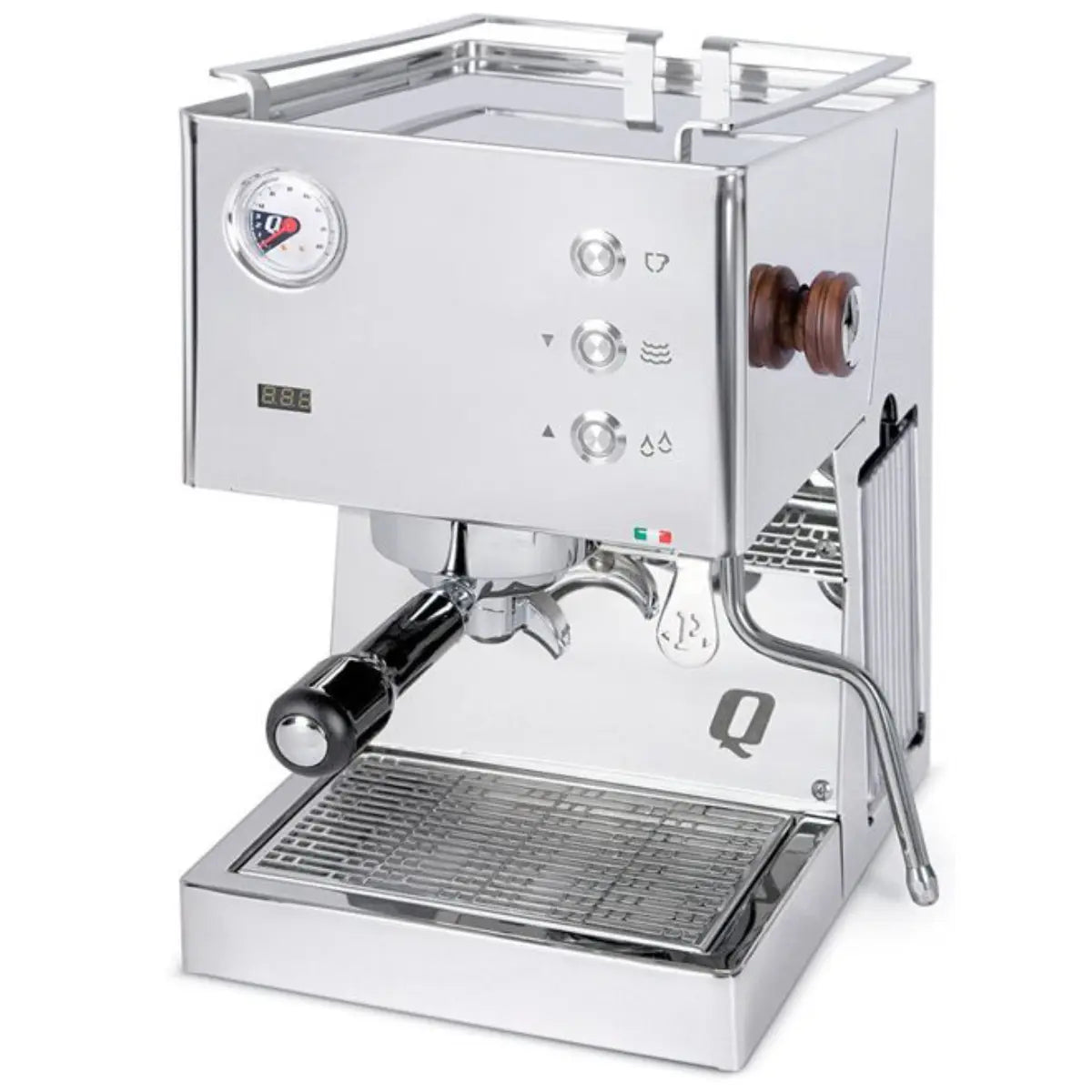 Quick Mill POP UP Espresso Machine - Profiling valve and PID control Stainless Steel
