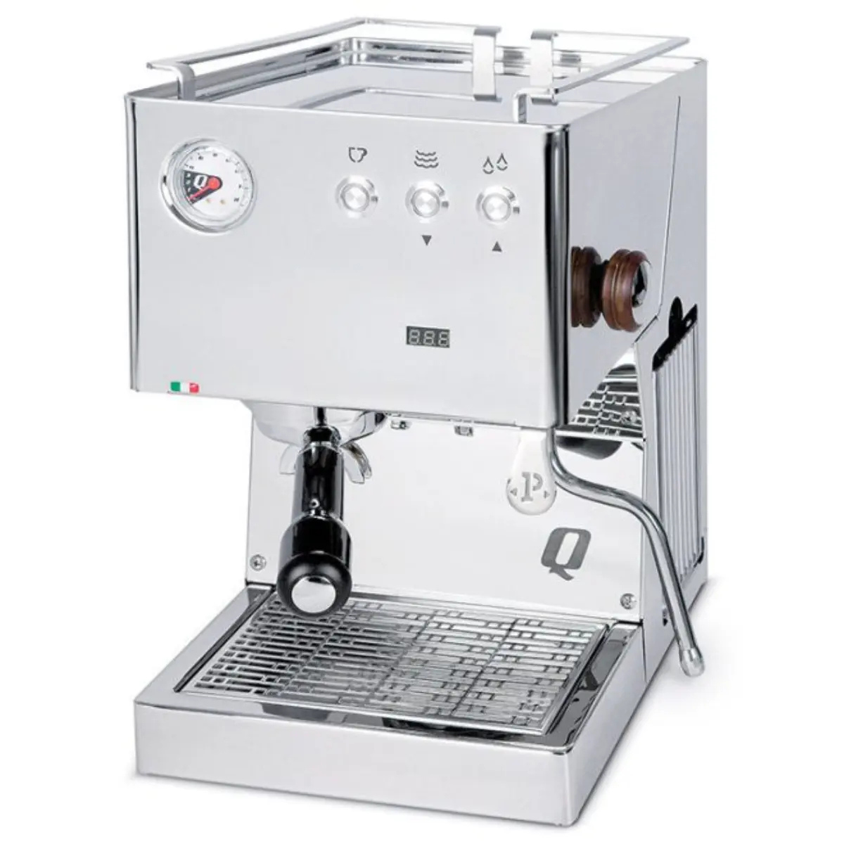 Quick Mill POP! Espresso Machine - Profiling Valve and PID Control Stainless Steel