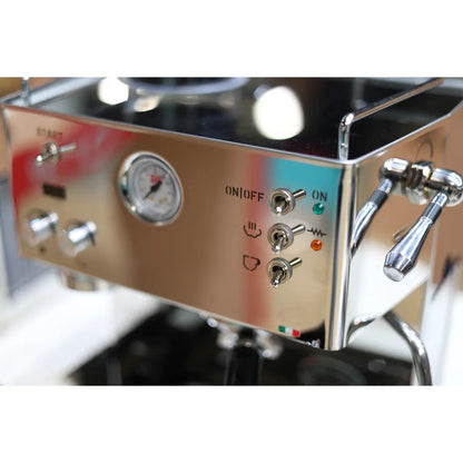 Quick Mill Pegaso Flow Control Espresso Machine - with Integrated Coffee Grinder