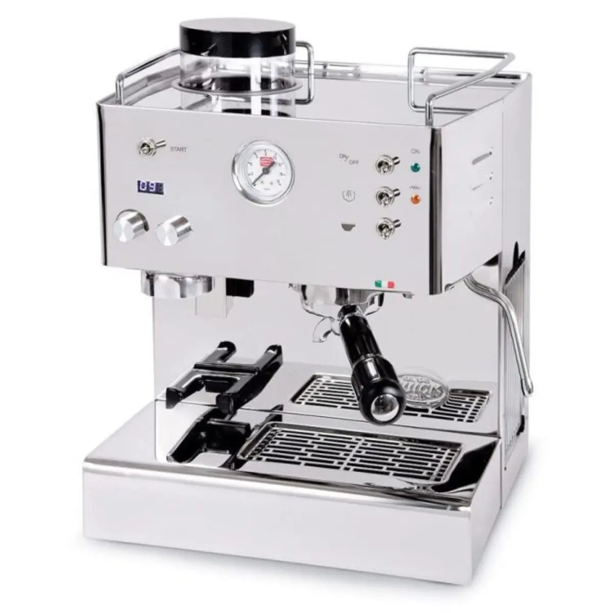 Quick Mill Pegaso PID Espresso Machine - with Integrated Coffee Grinder