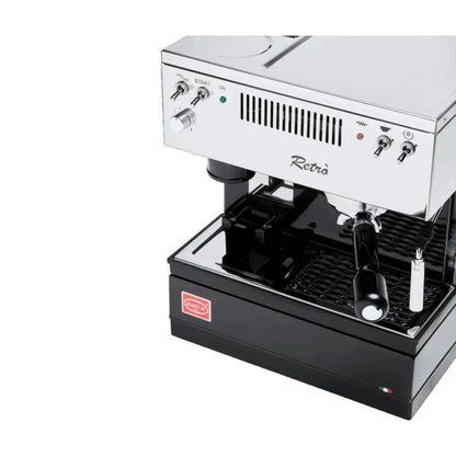 Quick Mill Retrò Espresso Machine - Thermoblock Heating System Black