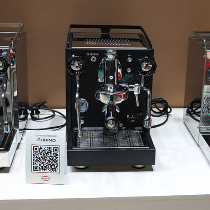 Quick Mill Rubino Espresso Machine - HX Boiler Technology Black