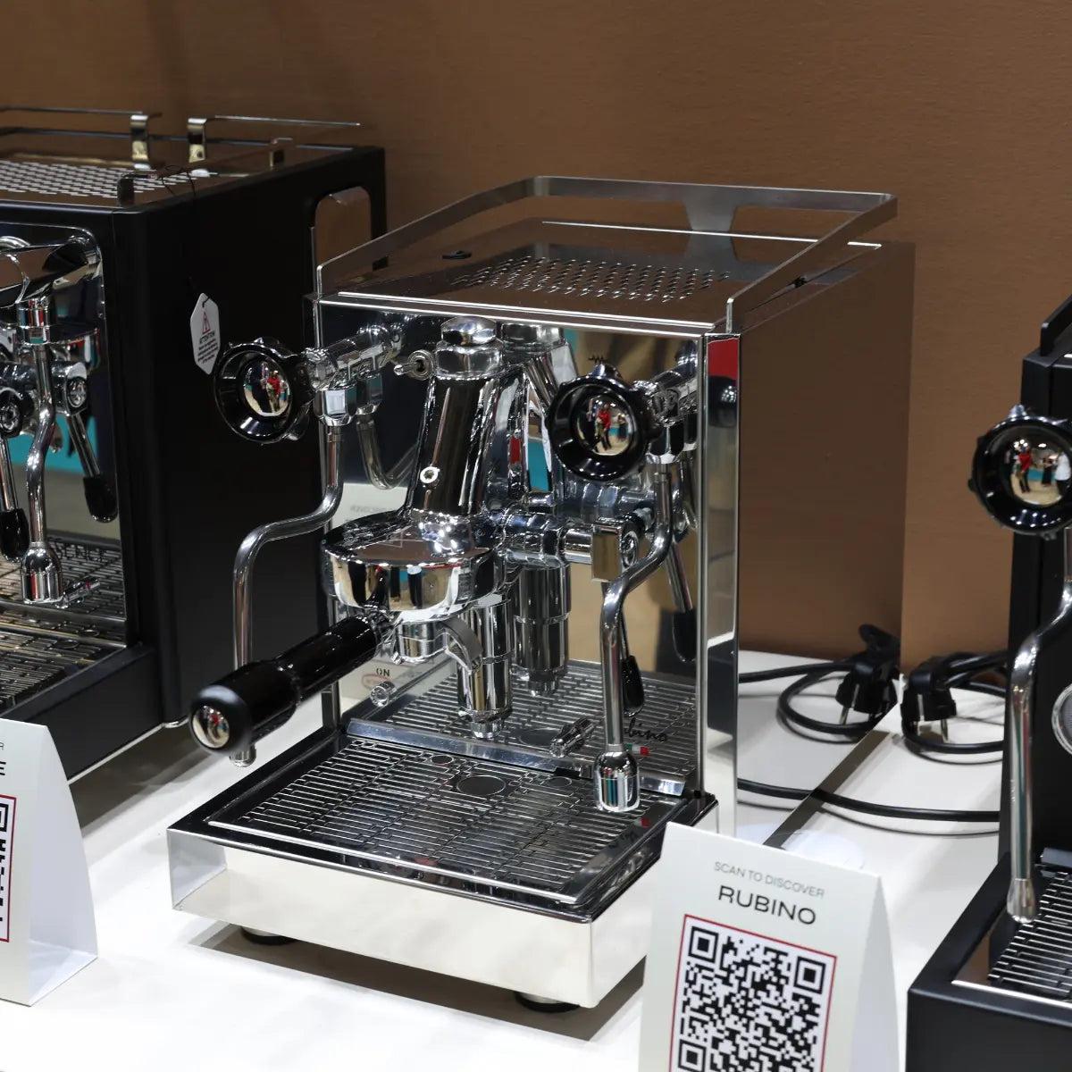 Quick Mill Rubino Espresso Machine - HX Boiler Technology Stainless Steel