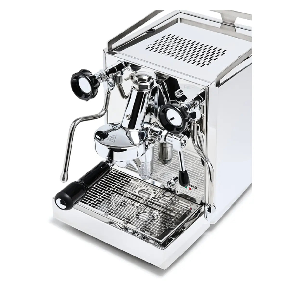 Quick Mill Rubino Espresso Machine - HX Boiler Technology Stainless Steel