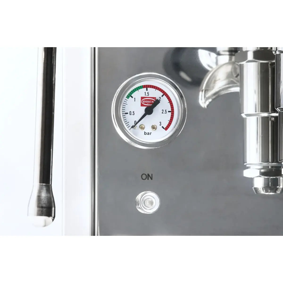 Quick Mill Rubino Espresso Machine - HX Boiler Technology Stainless Steel