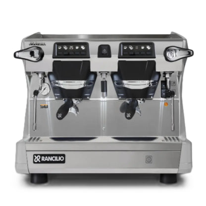 Rancilio Classe 5 Crono Espresso Machine - Automatic Single Boiler 2 Group Compact Grey Front
