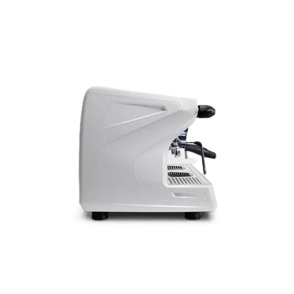 Rancilio Classe 5 Crono Espresso Machine - Automatic Single Boiler 2 Group White Side