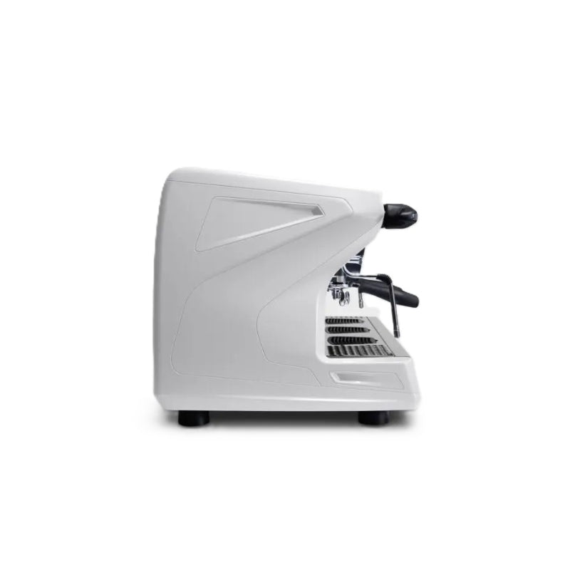 Rancilio Classe 5 Crono Espresso Machine - Automatic Single Boiler 3 Group White Side
