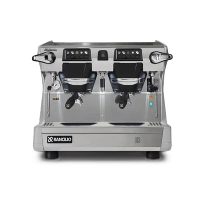 Rancilio Classe 5 Eco Crono Compact Espresso Machine (2 Group) - Automatic Single Boiler Standard Stone Grey