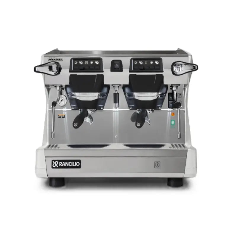 Rancilio Classe 5 Eco Crono Compact Espresso Machine (2 Group) - Automatic Single Boiler Standard White