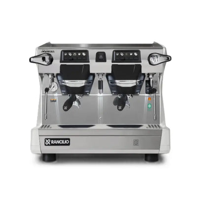 Rancilio Classe 5 Eco Crono Compact Espresso Machine (2 Group) - Automatic Single Boiler Standard White