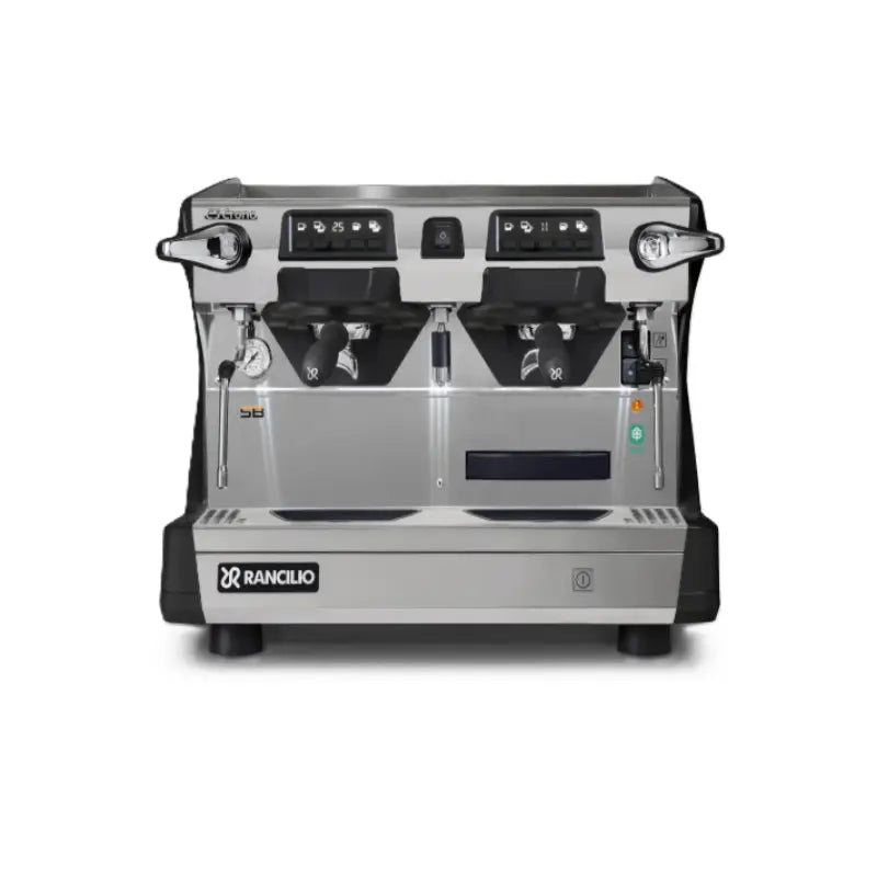 Rancilio Classe 5 Eco Crono Compact Espresso Machine (2 Group) - Automatic Single Boiler Tall Black