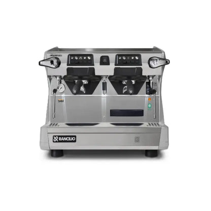 Rancilio Classe 5 Eco Crono Compact Espresso Machine (2 Group) - Automatic Single Boiler Stone Grey Tall