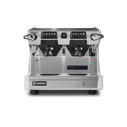 Rancilio Classe 5 Eco Crono Compact Espresso Machine (2 Group) - Automatic Single Boiler Tall White