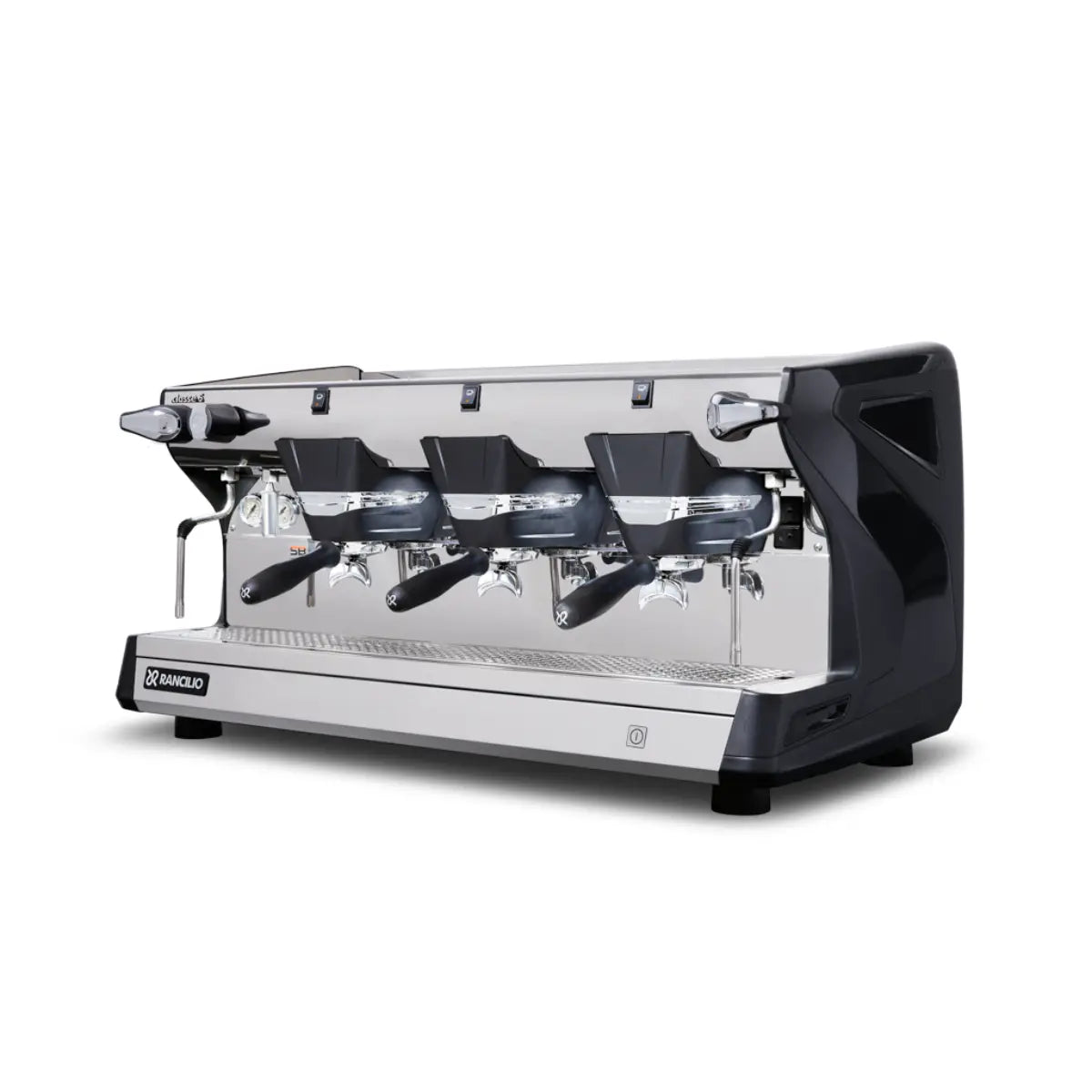 Rancilio Classe 5 S Single Boiler Espresso Machine - Semi-Automatic 3 Group Anthracite Black