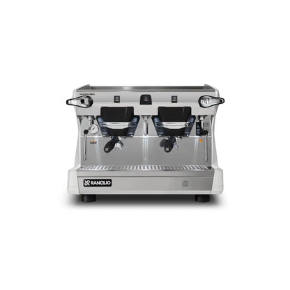 Rancilio Classe 5 S Single Boiler Espresso Machine - Semi-Automatic 2 Group Ice White Compact