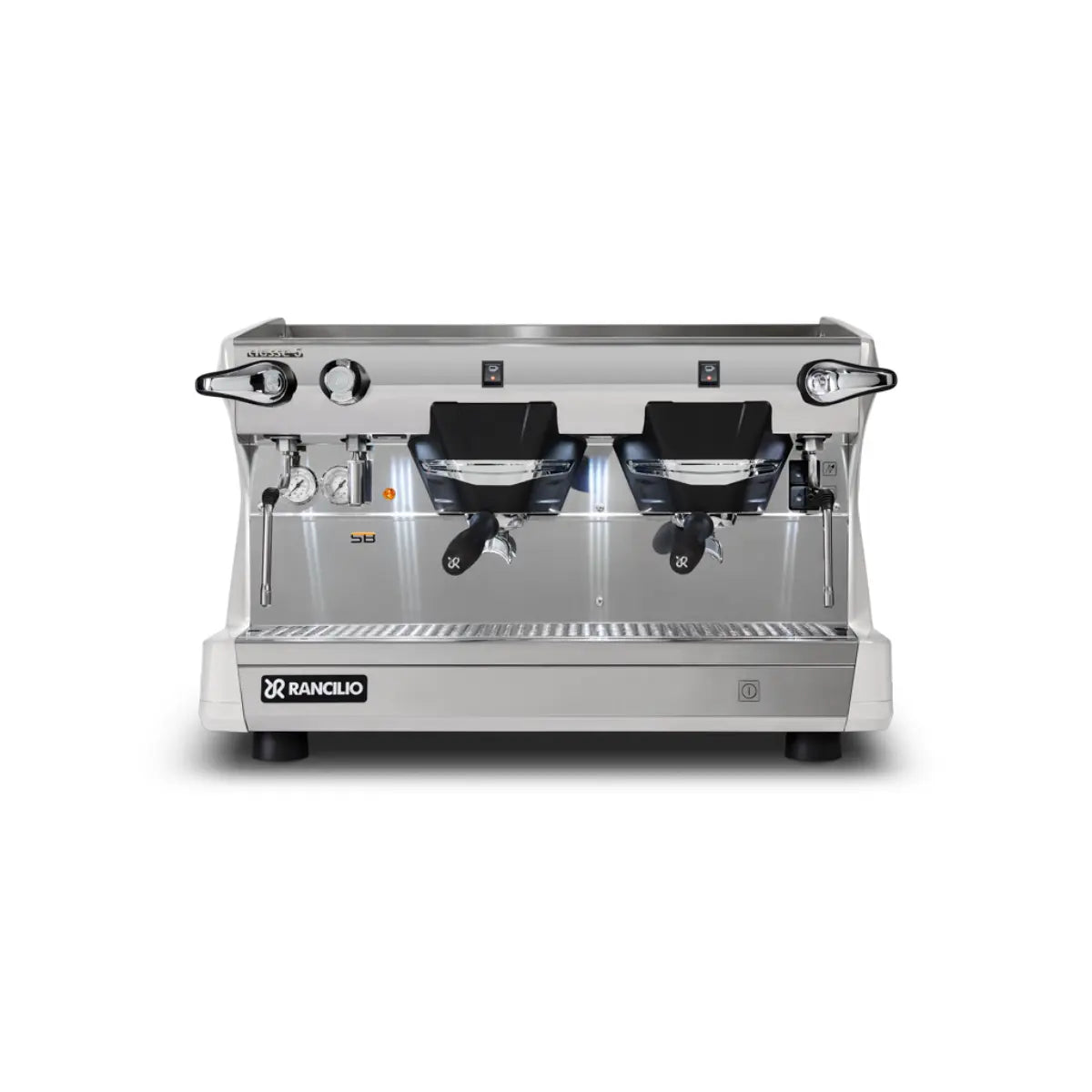 Rancilio Classe 5 S Single Boiler Espresso Machine - Semi-Automatic 2 Group Ice White